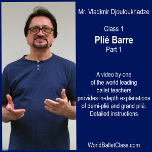 Vladimir Djouloukhadze  Class 1  Plié Barre 1 Part 1