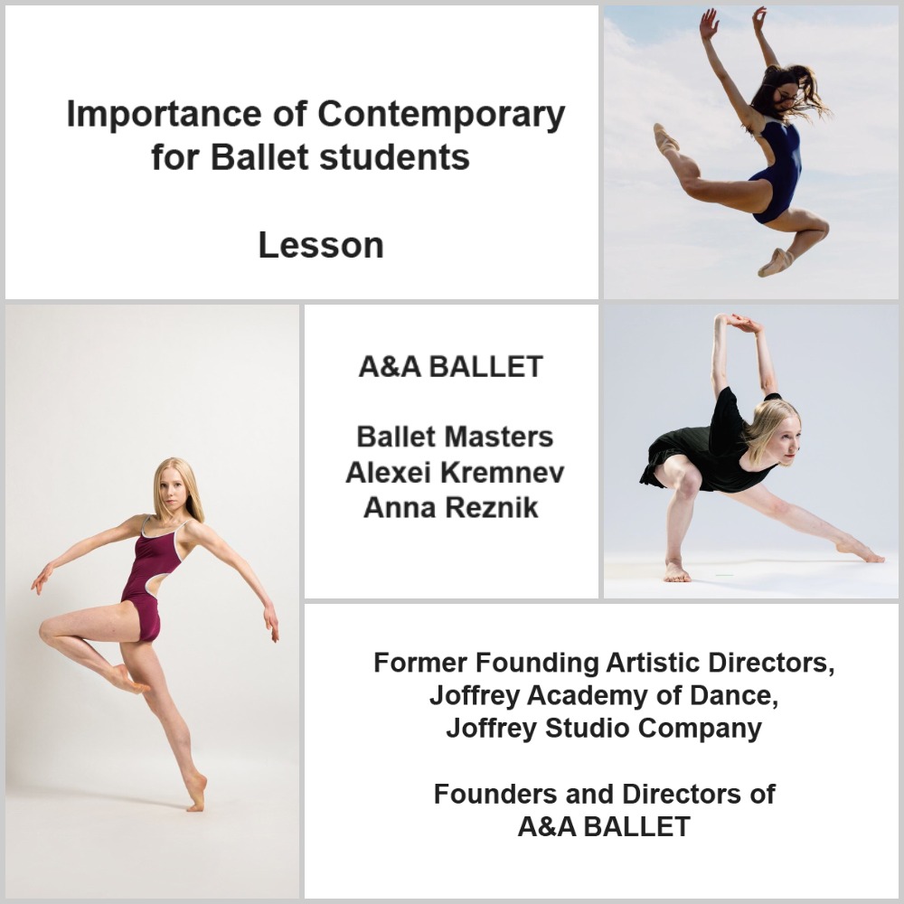 Importance of Contemporary for Ballet students  (Price n/a) COMING SOON ON English