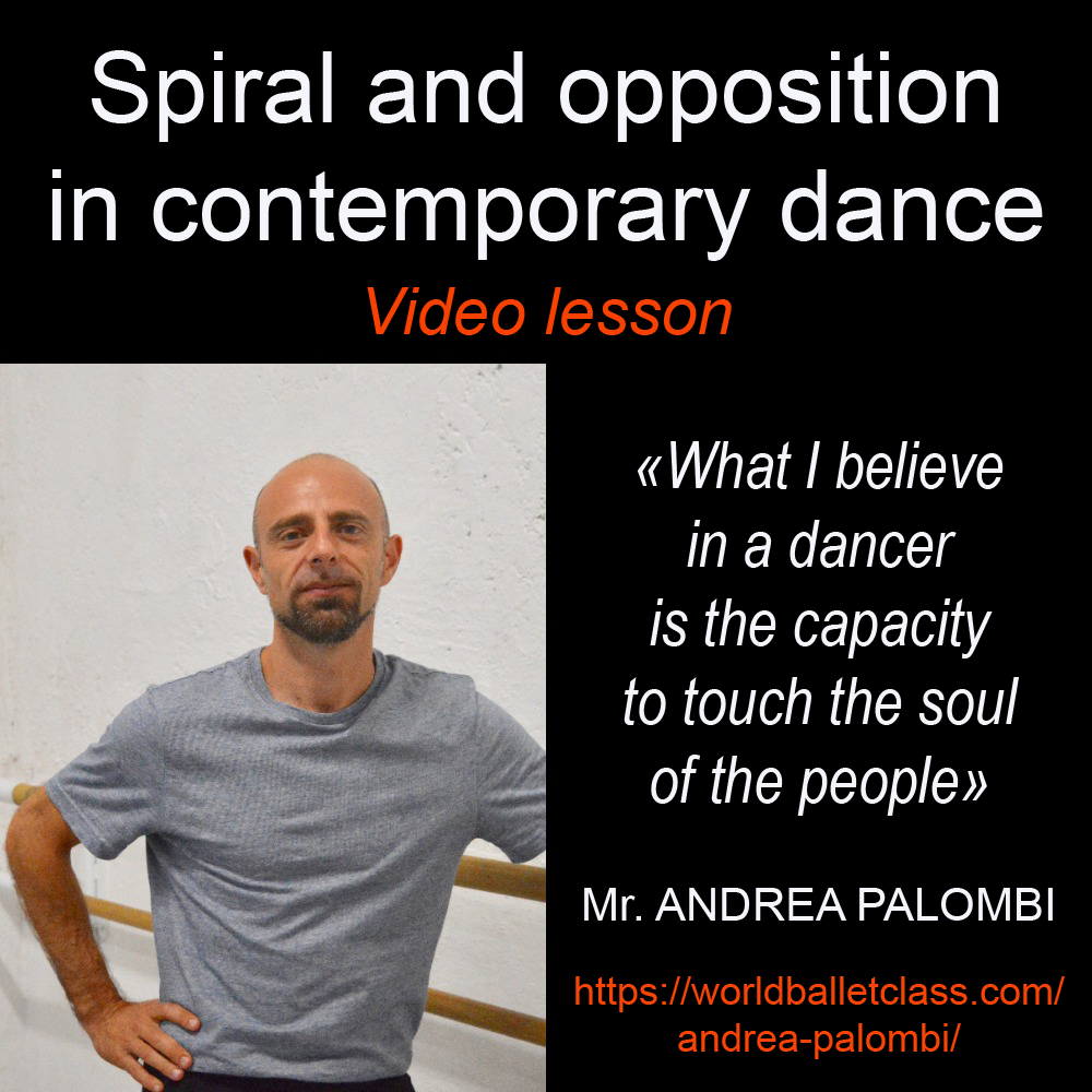 Andrea Palombi Spiral and opposition in contemporary dance