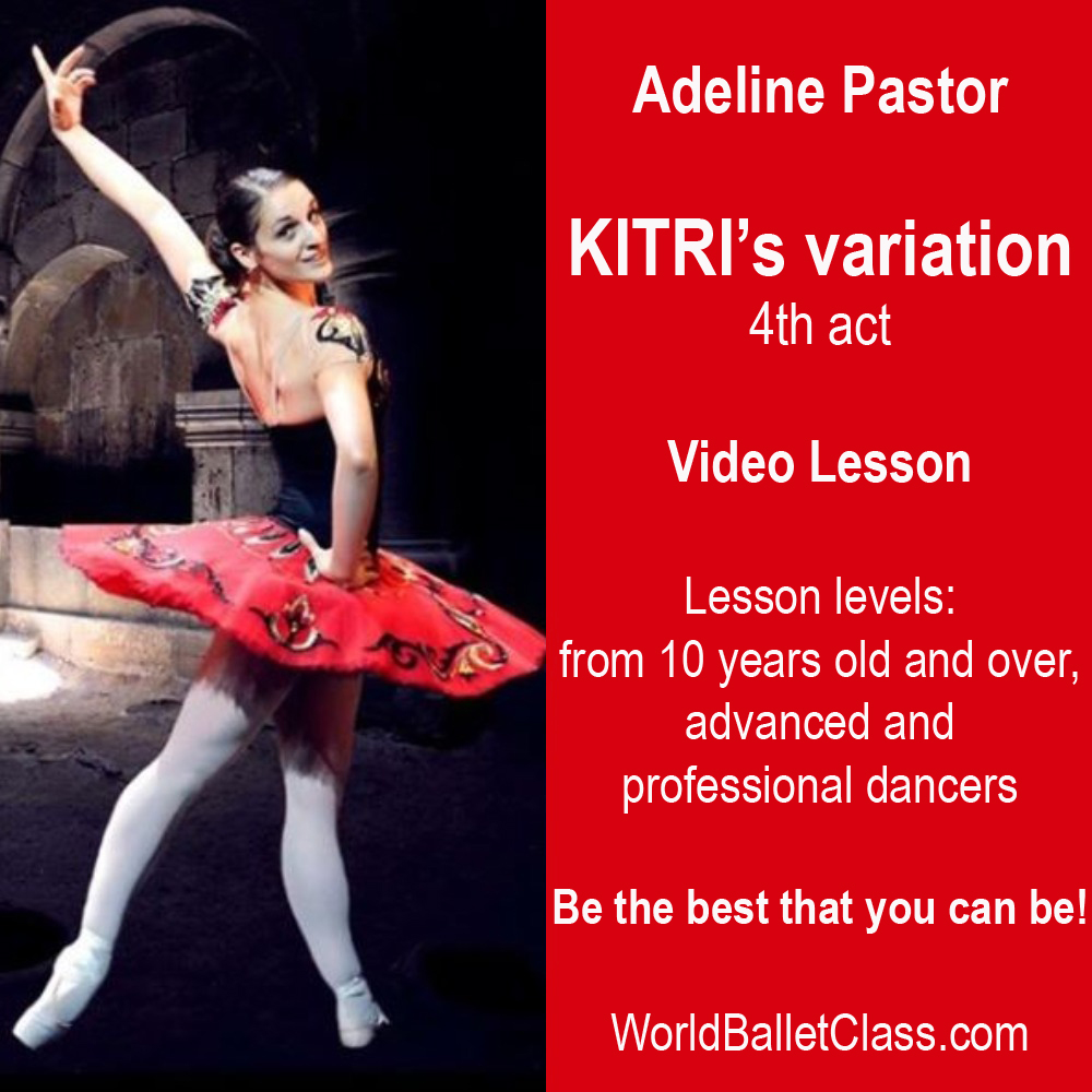 “Adeline Pastor” Kitri’s variation 4th act