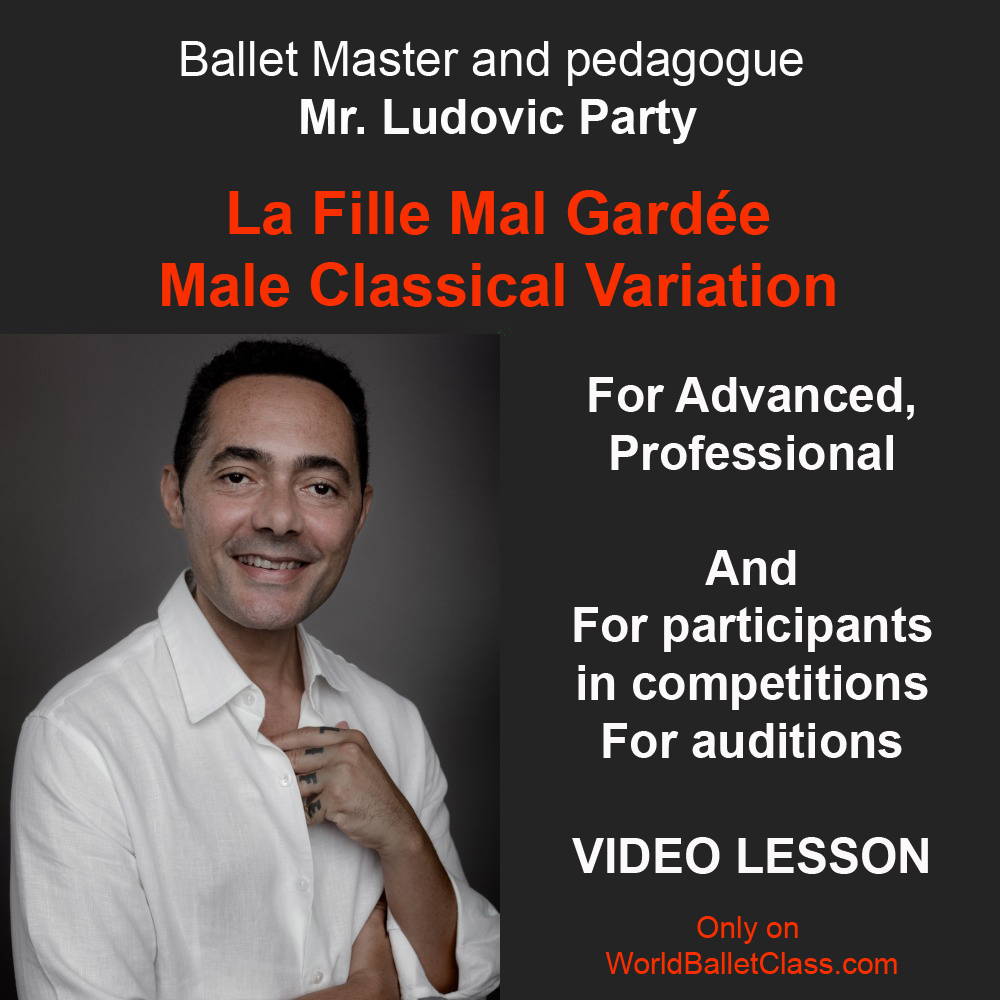La Fille Mal Gardée. Male Classical Variation  30 days Access